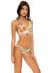 Luli Fama Summer Love Cross Back Bustier Top